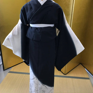 染め分けの訪問着 着物 未仕立て 新品