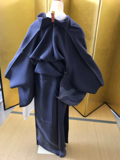 紬の訪問着 着物 未仕立て 新品
