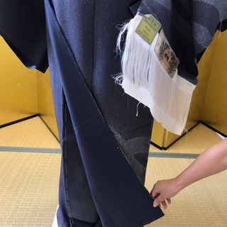 紬の訪問着 着物 未仕立て 新品の画像