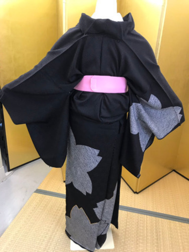 絞りの訪問着 着物 未仕立て 新品