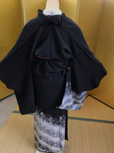 カッコいい訪問着 着物 未仕立て 新品