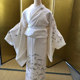 作家物 刺繍の訪問着 着物 未仕立て 新品の画像