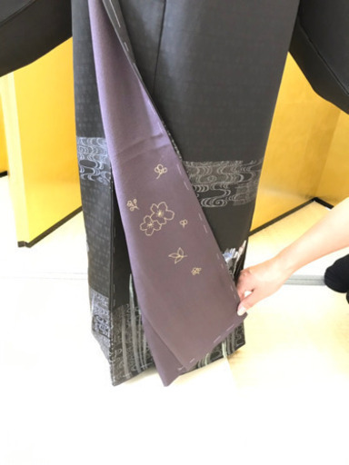 刺繍 花柄 訪問着 着物 未仕立て 新品