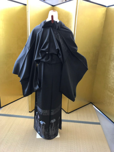 刺繍 花柄 訪問着 着物 未仕立て 新品