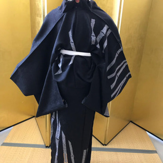 絞り 金駒刺繍 竹柄 訪問着 未仕立て 新品