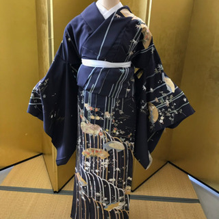 豪華な竹柄訪問着 着物 未仕立て 新品