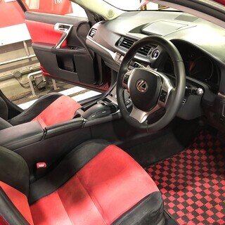 自社ローン★保証人不要★全国対応★レクサス CT200h berC ワインレッド★純正ナビ・TV ★スポーツシート★サンルーフ★禁煙車★ETC車検R2/12/26★の画像