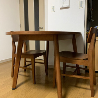 【売約済】フランフラン　ダイニングテーブルセットの画像
