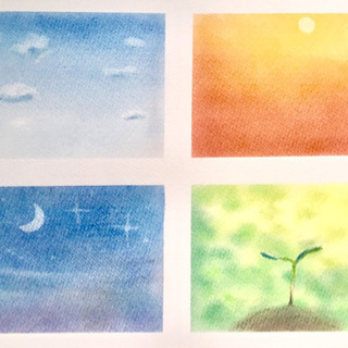 絵画教室　パステル画レッスンの画像