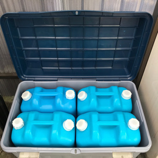 [商品済み]灯油ポリタンク&収納ケースセット