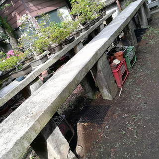 盆栽棚　植木棚 　ブロック