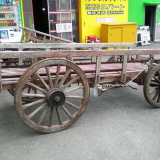 本物！荷馬車 昭和レトロ 店舗オブジェ イベントなどにいかが でしょうか