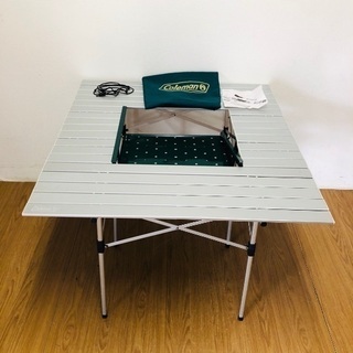 即日受渡可🙆‍♀️ Coleman ツーウェイアルミロールテーブ...