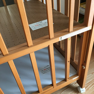 値下げベビーベッド の画像