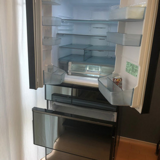 《ほぼ新品》日立　冷凍冷蔵庫　R WX62J Xクリスタルミラー