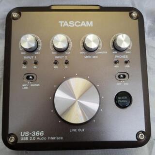 【超美品】TASCAM US-366 オーディオインターフェースの画像