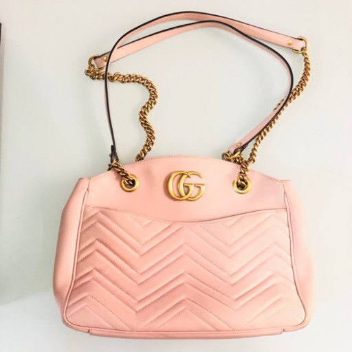 【GUCCI正規品 箱リボン付き】キルティングショルダーバッグ