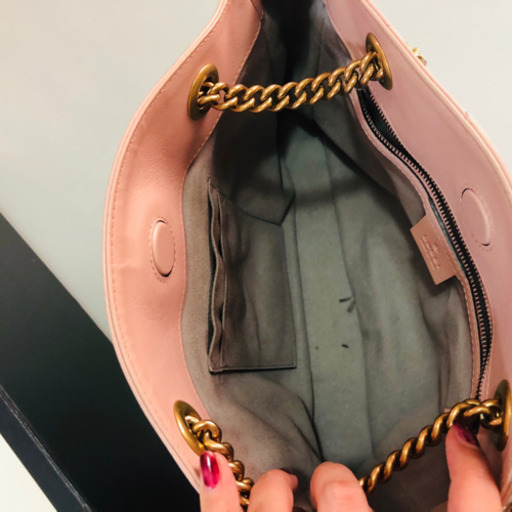 【GUCCI正規品 箱リボン付き】キルティングショルダーバッグ