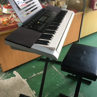Bi2875 CASIO 電子キーボード スタンド椅子付きの画像