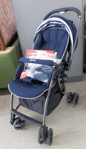 PayPay対応 アップリカ 両対面A型ベビーカー ラクーナ ソファークッション NV 専用レインカバーおまけ Aprica 札幌市西区西野