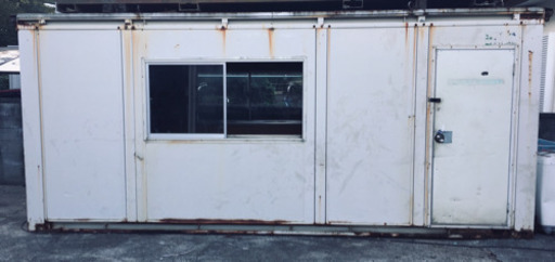 ユニットハウス 5.5×2.4 コンテナハウス 置場事務所 物置 倉庫等に！