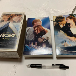 タイタニックVHSビデオ2本組セットの画像