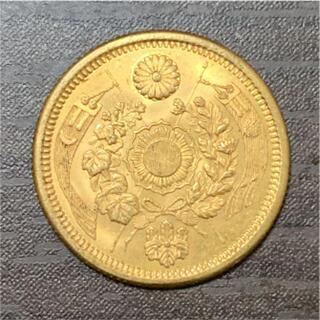 旧5円金貨 前期 明治8年(1875年)の画像