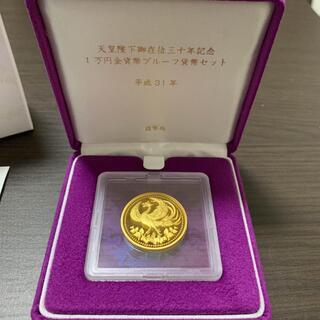 【入手困難】天皇陛下御在位３０年記念 一万円金貨幣プルーフ貨幣の画像