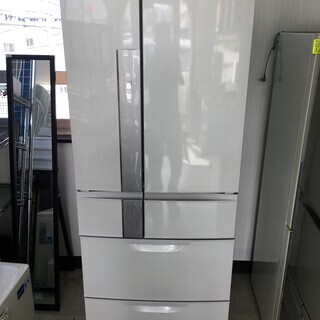 三菱600L冷蔵庫　6ドアフレンチドア　自動製氷機　2012年製