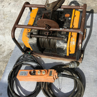 リョービ電動ウインチ WI-200 最大荷重 200kg リモコン付き