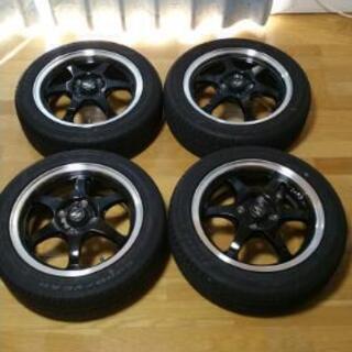 165/55R14 タイヤホイールセット　軽自動車　中古