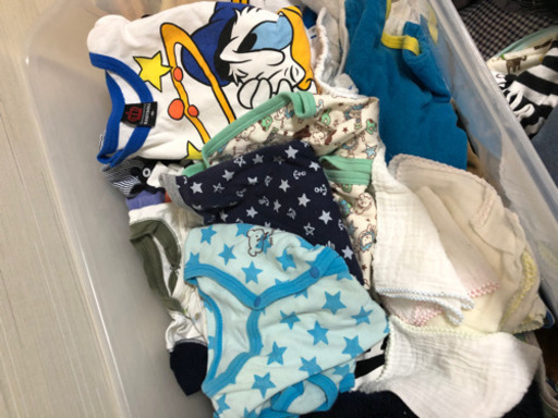 新生児肌着から80サイズくらいまで