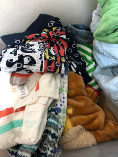 新生児肌着から80サイズくらいまで