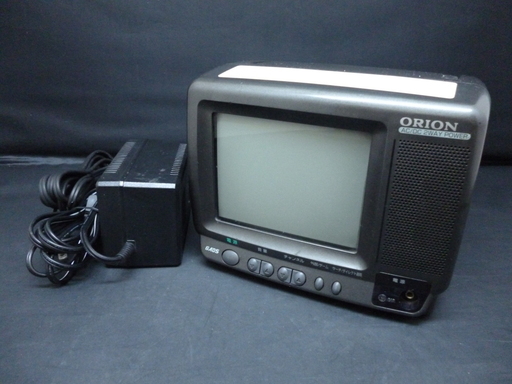 中古品 昭和レトロ ORION オリオン 6型 ブラウン管 カラーテレビ 6AD5 TV 100V/12v 車載テレビ