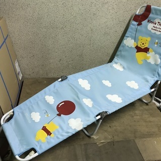 プーさん ビーチチェア リクライニングチェア 折りたたみ 長さ1...