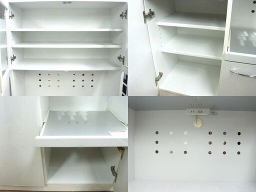 【リサイクルスターズ城西店】新入荷！　大容量レンジボード 食器棚 人気のホワイトカラー