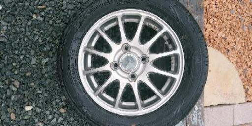 155/65R13 夏タイヤ&アルミホイール 4本セット 155/65R13アルミホイール4本