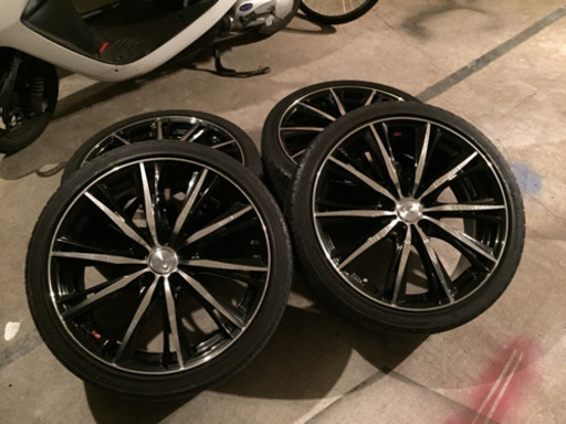 ホイール レオニスブイエックス 18インチ 7j 114.3 5h 4本