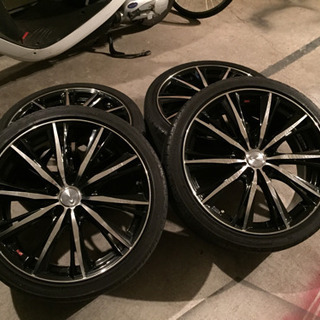 ホイール レオニスブイエックス 18インチ 7j 114.3 5h 4本の画像