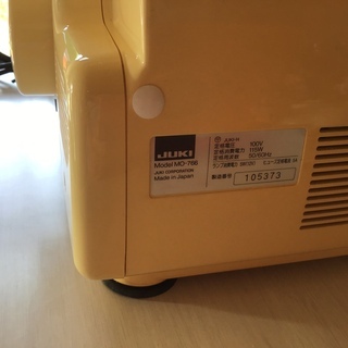 中古   JUKI   4本糸  2本針  ロックミシン  MOー766の画像