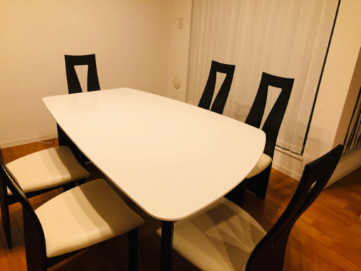 【売ります】木下家具ダイニングテーブル＋チェア６脚セット