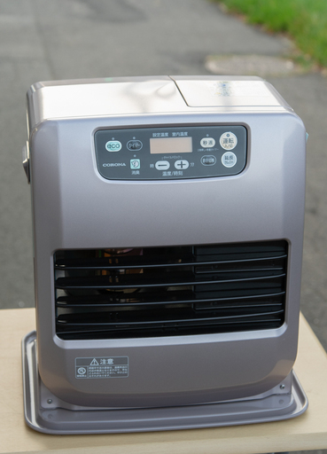 19B0390 Y5 札幌 状態良 中古 コロナ 石油ファンヒーター FH-VG3317Y 2017年製 タンク5.0L 暖房 石油ストーブ