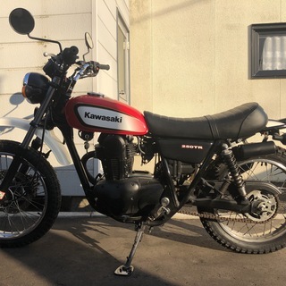 走行距離1041km！カワサキ KAWASAKI 250TRの画像