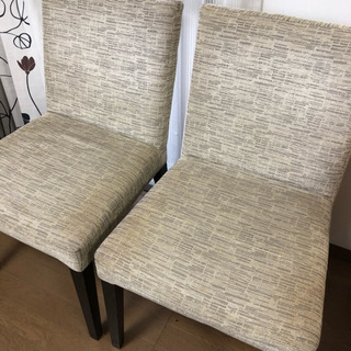 2個セット大塚家具ダイニングチェア の画像