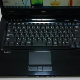 ★特価 黒色★サポート充実! 初心者OK LL550 win10ffice NECの画像