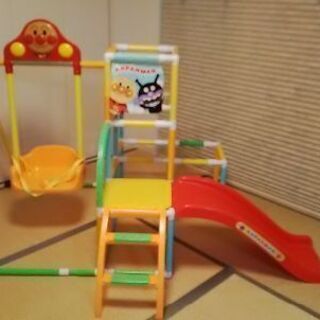 アンパンマン　デラックスジャングルジム　滑り台　ブランコ　鉄棒　...