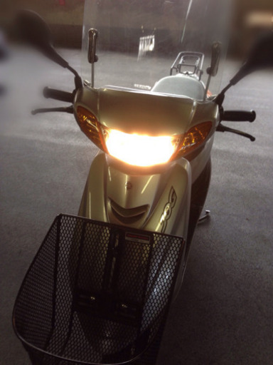 ジョグ、スクリーンとカゴ付き。