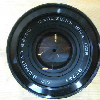 税込 中古品 CARL ZEISS JENA DDR ヴィンテージレンズ MC BIOMETAR 2.8/80 27781 ツァイスの画像