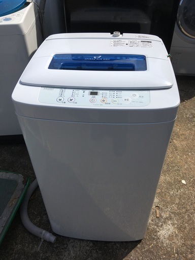 中古品　単身用　ハイアール 4.2kg 全自動洗濯機 ホワイトHaier JW-K42H　※2015年製