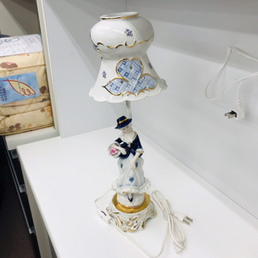 テーケー名古屋 レース人形ライト 陶器
